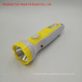 Yellow Color 8667 New ABS Plastic COB Side Light 1W Rechargeble Torch Flashlight